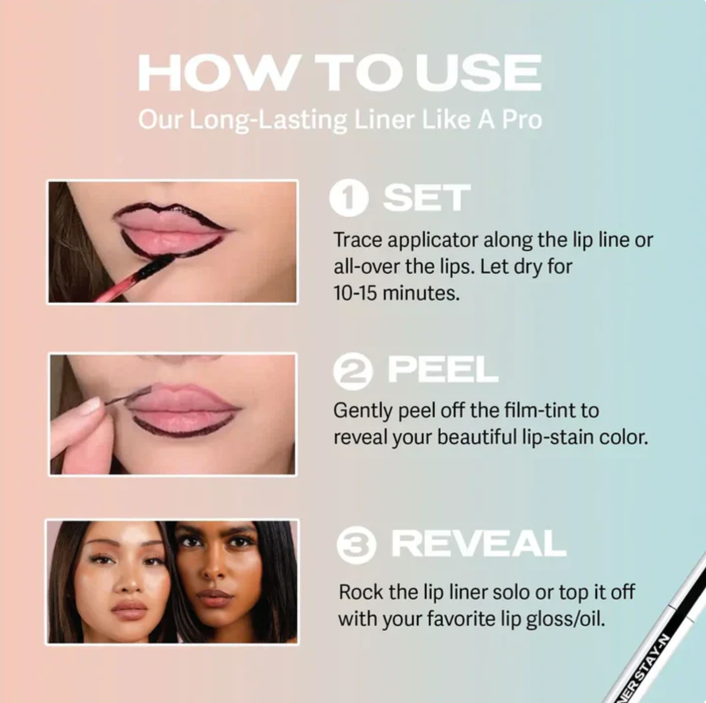 Peel Off Stain Lip Liner™