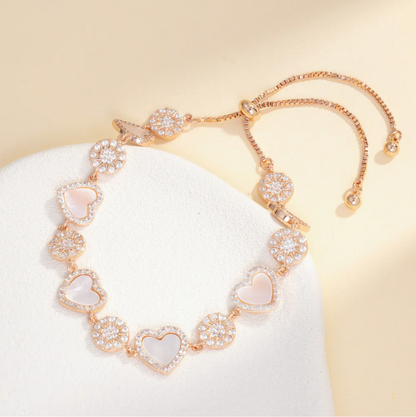 Gilded Hearts Charm Bracelet™