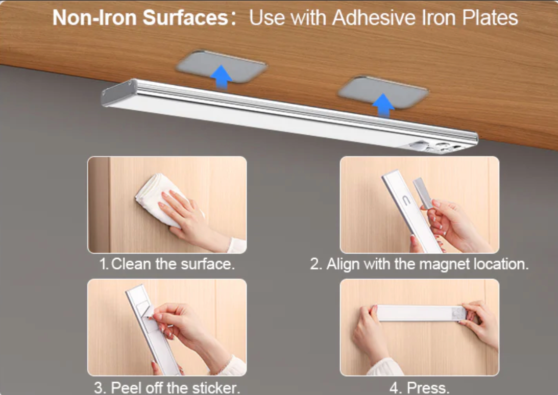 HomeAura™ LED Magnetic Strip Lights
