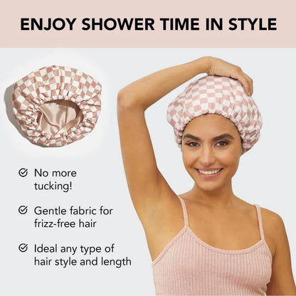 SoftTouch™ Satin-Lined Shower Cap